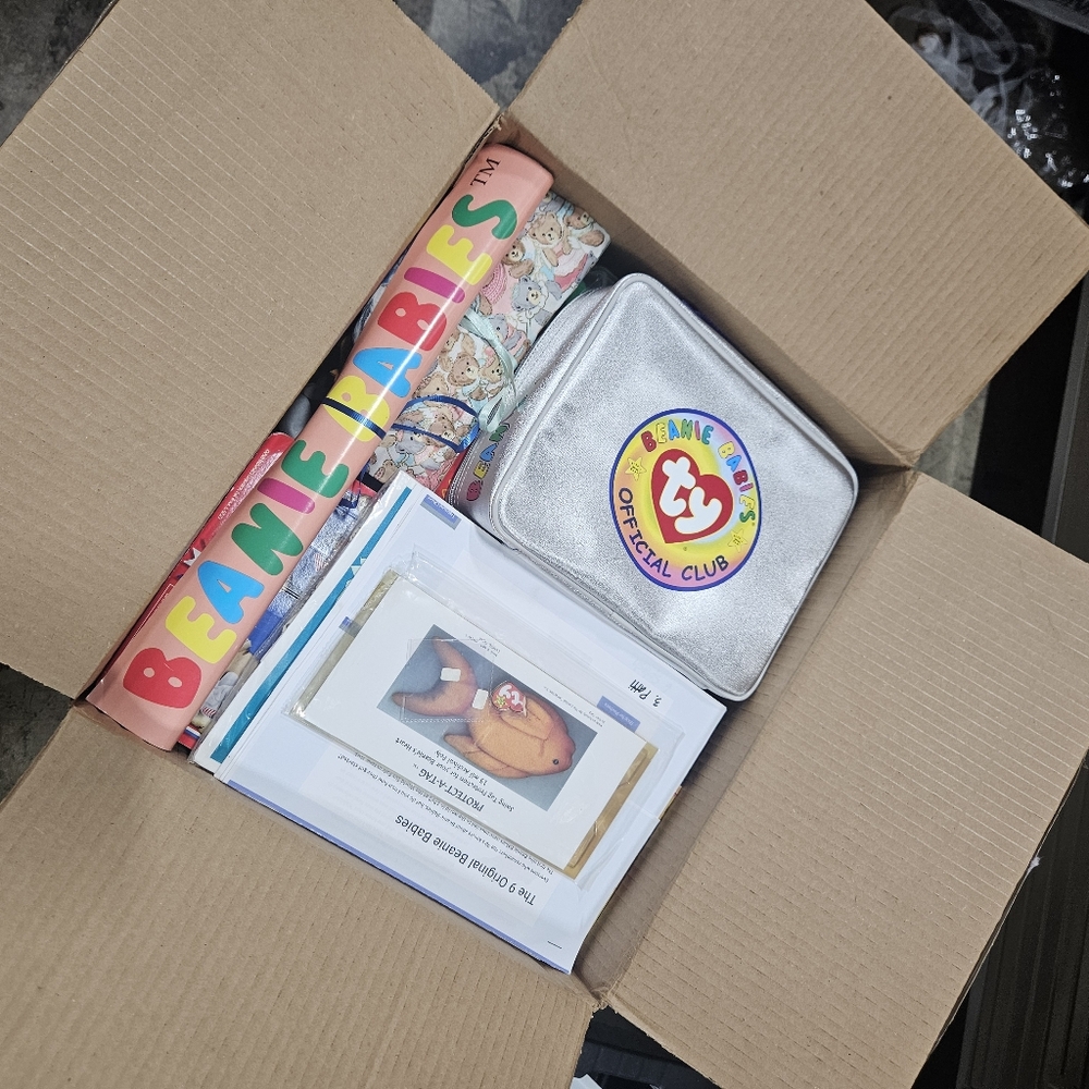 Ty Beanie Babies (Rare, Retired, McDonald's, Poster, Literature, Purse Etc.) 140